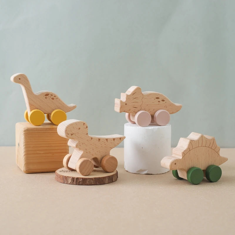 Jouets en bois pour bébé - collection dinosaures Petit Berceau